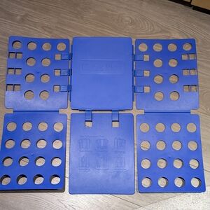Blue Clothes Folder